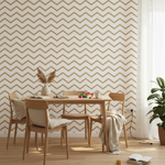 Revêtement mural motif géométrique chevron couleur beige élégance subtile - Vignette | Mr Papier Peint