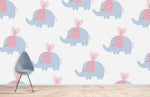 Fresque murale Élégance d’Éléphant en Papier Peint Panoramique - Vignette | Mr Papier Peint