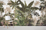 Mural Papier Peint Jungle Tropicale Rêve avec Singe et Chaise - Vignette | Mr Papier Peint