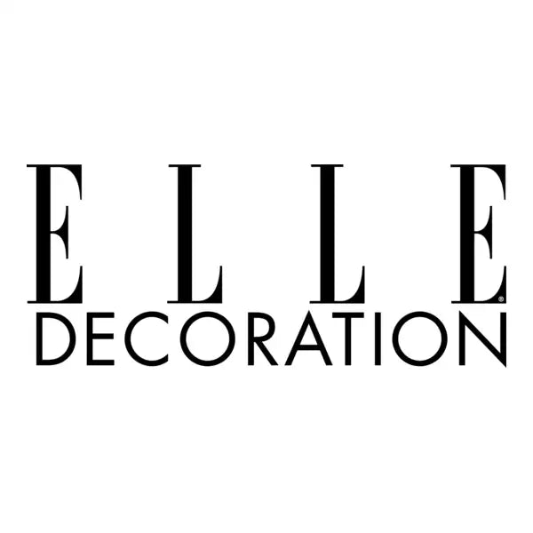 Logo en noir et blanc pour le magazine elle décoration.