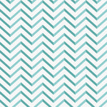 Revêtement mural chevron teal et blanc élégance graphique moderne - Vignette | Mr Papier Peint