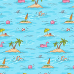 Motifs estivaux faits main pour une décoration murale tropicale éclatante - Vignette | Mr Papier Peint