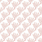 Papier peint abstrait aux motifs marins estivaux corail rouge - Vignette | Mr Papier Peint