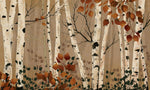 Murale Automne Brun Firmiana Évasion Naturelle et Élégance Intemporelle - Vignette | Mr Papier Peint