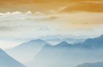 Papier peint panoramique Sommet de Montagne dans la Brume Mystique - Vignette | Mr Papier Peint