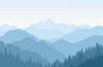 Évasion panoramique avec le papier peint mural Cerro - Vignette | Mr Papier Peint