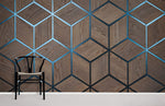 Rêve géométrique avec papier peint cubique moderne et artistique - Vignette | Mr Papier Peint