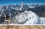 Papier peint Sommet Enneigé panorama de sérénité alpine - Vignette | Mr Papier Peint