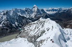 Papier peint Sommet Enneigé panorama de sérénité alpine - Vignette | Mr Papier Peint