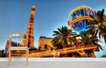 Papier peint panoramique spectacle lumineux Néon de Las Vegas - Vignette | Mr Papier Peint