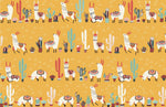 Tapisserie murale exotique Alpaga Panorama vibrant et captivant - Vignette | Mr Papier Peint