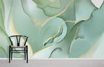 Élégance sereine avec papier peint marbre dégradé vert - Vignette | Mr Papier Peint