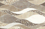 Papier peint mural motifs floraux ondulés pour une oasis contemporaine - Vignette | Mr Papier Peint