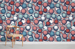 Papier peint mural à pois élégance moderne et charme ludique - Vignette | Mr Papier Peint