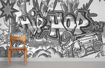 Art Mural Hip Hop V Énergie Urbaine et Décor Mural Audacieux - Vignette | Mr Papier Peint