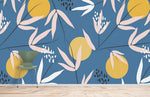 Papier peint mural éclat de balles jaunes pour un décor vibrant - Vignette | Mr Papier Peint