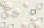 Papier peint mural Champagne Rosé éclat floral et élégance lumineuse - Vignette | Mr Papier Peint