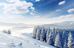 Papier peint mural Ciel Clair Après Neige évasion pure et sereine - Vignette | Mr Papier Peint