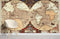 Papier peint mural de carte nautique ancienne - Le meilleur Papier peint panoramique Sur mesure