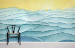 Papier peint mural Montagnes Ondulantes Évasion en Douceur - Vignette | Mr Papier Peint