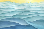 Papier peint mural Montagnes Ondulantes Évasion en Douceur - Vignette | Mr Papier Peint