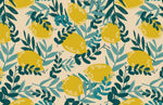Papier peint mural citron éclatant fraîcheur et énergie pour votre intérieur - Vignette | Mr Papier Peint