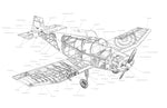Papier peint mural envol créatif pour passionnés d’aviation - Vignette | Mr Papier Peint