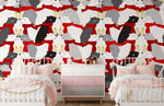 Papier peint mural Couples d’Ours pour chambre d’enfant enchantée - Vignette | Mr Papier Peint
