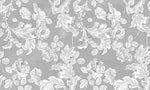Papier peint mural fleurs grises élégance et poésie murale - Vignette | Mr Papier Peint