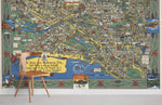 Papier peint mural Carte ancienne de Melbourne élégance historique - Vignette | Mr Papier Peint