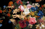Papier peint mural enfants Jardin enchanté et fleurs épanouies - Vignette | Mr Papier Peint