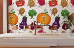 Papier peint mural Fête des légumes éclat de nature et de joie - Vignette | Mr Papier Peint