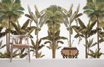 Papier peint panoramique jungle feuilles pour une ambiance immersive - Vignette | Mr Papier Peint