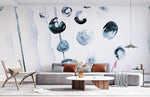 Papier peint mural goutte Pluie d’aquarelle pour salon moderne - Vignette | Mr Papier Peint