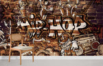 Papier peint mural Hip Hop Art éclat urbain et couleurs vibrantes - Vignette | Mr Papier Peint