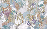 Papier peint mural Jungle Bleue Évasion exotique et sérénité tropicale - Vignette | Mr Papier Peint