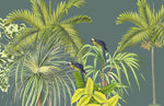 Évasion Tropicale avec Peint Mural Jungle et Oiseaux - Vignette | Mr Papier Peint