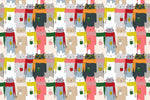 Papier peint mural féerique chats et ours dans un hiver enchanté - Vignette | Mr Papier Peint