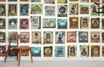 Papier peint mural Voyage en timbres aux mille histoires - Vignette | Mr Papier Peint