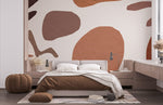 Papier peint mural vache marron charme rustique et campagne chic - Vignette | Mr Papier Peint