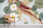 Mural Nénuphar et Carpe Koï Évasion Paisible et Sérénité Asiatique - Vignette | Mr Papier Peint