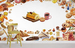 Papier peint mural Pain & Dessert II éclat de couleurs et de textures - Vignette | Mr Papier Peint