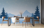 Papier peint mural paysage enneigé Évasion hivernale enchantée - Vignette | Mr Papier Peint