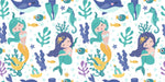 Papier peint mural sirène Rêve d’océan pour chambre d’enfant - Vignette | Mr Papier Peint