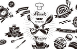 Papier peint mural Steak & BBQ ambiance rustique pour passionnés de grill - Vignette | Mr Papier Peint