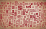 Élégance Intemporelle avec Papier Peint Mural Vintage Rouge - Vignette | Mr Papier Peint