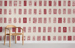 Papier peint mural vintage Red Seal III élégance et charme intemporel - Vignette | Mr Papier Peint
