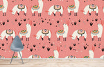 Papier peint panoramique Lama œuvre d’art pour une touche d’exotisme - Vignette | Mr Papier Peint