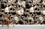 Papier peint panoramique Crânes Éthérés œuvre d’art murale - Vignette | Mr Papier Peint