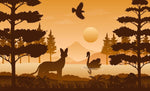Papier peint crépuscule animalier chez Mr Papier Peint - Vignette | Mr Papier Peint